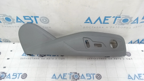 Right side passenger seat trim for Audi A4 B9 17-25, gray, scratches