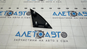 Triangle corner of the front left wing of the Hyundai Ioniq 17-22 with chrome molding