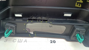 Left upper center pillar trim for Kia EV6 22-24, black, scratches, missing element