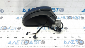 Right side mirror assembly for VW Tiguan 18-19, 6+2 pins, BSM, turn signal, heated, blue, scratches