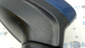 Right side mirror assembly for VW Tiguan 18-19, 6+2 pins, BSM, turn signal, heated, blue, scratches