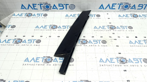 Rear left side door trim for VW Tiguan 18-24, gloss black, broken guides, broken mount, scratches, glue