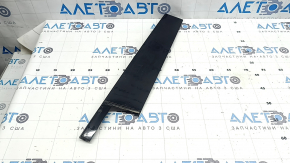 VW Tiguan 18-20 front left side door trim, gloss black, broken guide, scratches, glue