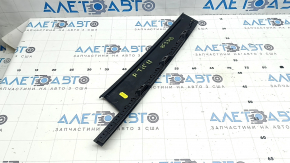 VW Tiguan 18-20 front left side door trim, gloss black, broken guide, scratches, glue