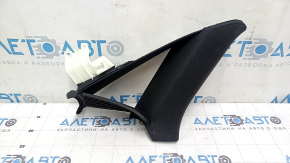 Left rear window trim for Audi A4 B9 18-25, black, worn