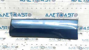 Lower rear left door trim panel for VW Tiguan 18-24 with chrome, R-Line, blue, swollen chrome, glued on