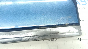 Lower rear left door trim panel for VW Tiguan 18-24 with chrome, R-Line, blue, swollen chrome, glued on
