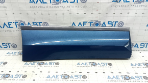 Lower rear right door trim for VW Tiguan 18-24 with chrome, R-Line, blue, scratches