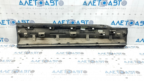 Lower front left door trim panel for VW Tiguan 18-24 with chrome, R-Line blue, scratches