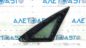 Rear left fixed glass window for Audi A4 B9 20-25 chrome
