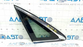 Rear left fixed glass window for Audi A4 B9 20-25 chrome, butt