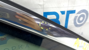 Rear left fixed glass window for Audi A4 B9 20-25 chrome, butt
