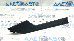 Front left door trim molding for Audi A4 B9 20-25, gray wood grain, natural