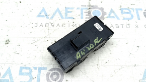 Front left window lift control for Audi A4 B9 20-25 black and chrome with child protection