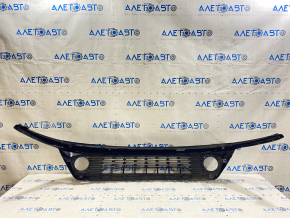 Front bumper lip Kia Forte 19-21 assembled 3 parts for DRL, gloss FPS