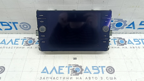 VW Tiguan 18-24V 8-button radio with navigation, bumps, air leaks under the glass, scratches