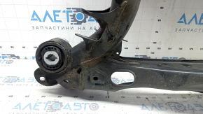 The rear subframe of the Audi A4 B9 17-25 AWD is rusty.