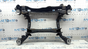 The rear subframe of the Audi A4 B9 17-25 AWD is rusty.
