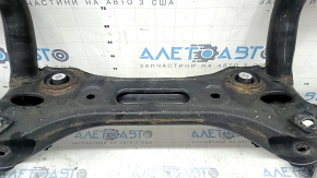 The rear subframe of the Audi A4 B9 17-25 AWD is rusty.