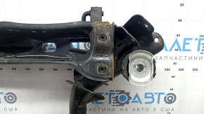The rear subframe of the Audi A4 B9 17-25 AWD is rusty.