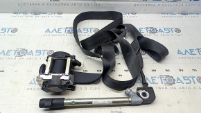 Driver's seat belt with tensioner Volkswagen ID.4 21-22 black, with pyropatron, fired