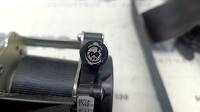 Driver's seat belt with tensioner Volkswagen ID.4 21-22 black, with pyropatron, fired