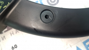 Left trunk lid hinge trim for Audi A4 B9 17-25 black, scratched
