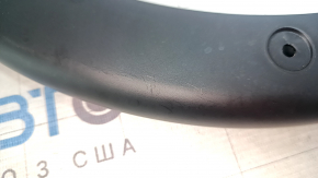 Right trunk lid hinge trim for Audi A4 B9 17-25 black, scratched