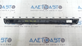 Audi A4 B9 17-25 S-Line outer front right door sill trim with backlight, scratches, torn backlight cable