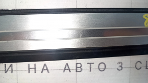 Audi A4 B9 17-25 S-Line outer front right door sill trim with backlight, scratches, torn backlight cable