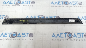 Audi A4 B9 17-25 S-Line outer front left door sill trim with backlight, scratches, torn backlight cable, corrosion