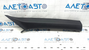 Upper right front pillar trim for VW Tiguan 18-24, black, worn