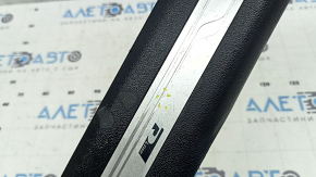 Front left door sill plate for VW Tiguan 18-24, black with chrome insert, R-Line, scratches, dents