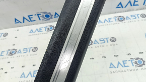 Front left door sill plate for VW Tiguan 18-24, black with chrome insert, R-Line, scratches, dents