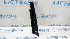 Door trim, rear left side, Audi A4 B9 17-25, front, glossy black, scratches