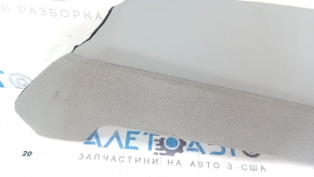 2nd row left side panel for Audi A4 B9 20-25, grey leather, needs cleaning, broken mount