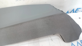 Right side bolster for the 2nd row of seats, Audi A4 B9 20-25, gray leather, needs cleaning, broken fastener