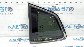 Rear left window, blind glass, VW Tiguan 18-24, tinted, chrome, worn chrome