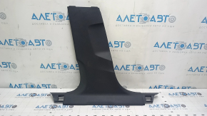 Lower left center pillar trim for Audi A4 B9 17-25, black, scratches