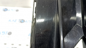 Lower grille of the front bumper left VW Tiguan 18-21, black gloss, for parking sensors, R-Line, sand, broken mount