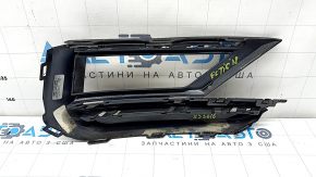 Left fog light frame for VW Tiguan 18-21, gloss black, R-Line, sand, broken mount
