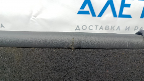 Right rear seat backrest Volkswagen ID.4 21-22, dark gray leather, perforated, scratches on the leather at the back of the seat, worn latch
