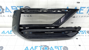 Right fog light frame for VW Tiguan 18-21, gloss black, R-Line, sand, crack