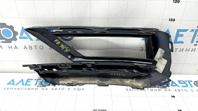 Right fog light frame for VW Tiguan 18-21, gloss black, R-Line, sand, crack