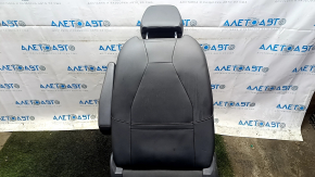 Passenger seat Volkswagen ID.4 21-22 with airbag, electric, heated, memory, black leather, perforated, scratched