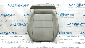 Driver's seat cushion upholstery for a VW Tiguan 18-21, gray leather, heated, dry-cleanable