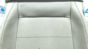Driver's seat cushion upholstery for a VW Tiguan 18-21, gray leather, heated, dry-cleanable