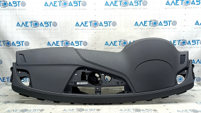 Audi A4 B9 17-25 front dashboard with airbag, dark gray with gray