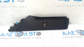 Front right center console trim for Audi A4 B9 17-25, black, without cap