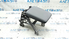 Audi A4 B9 20-25 center console armrest, gray leather, with bracket